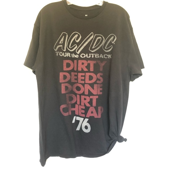 Junk Food AC/DC Dirty Deeds 76 T shirt - Picture 3 of 4